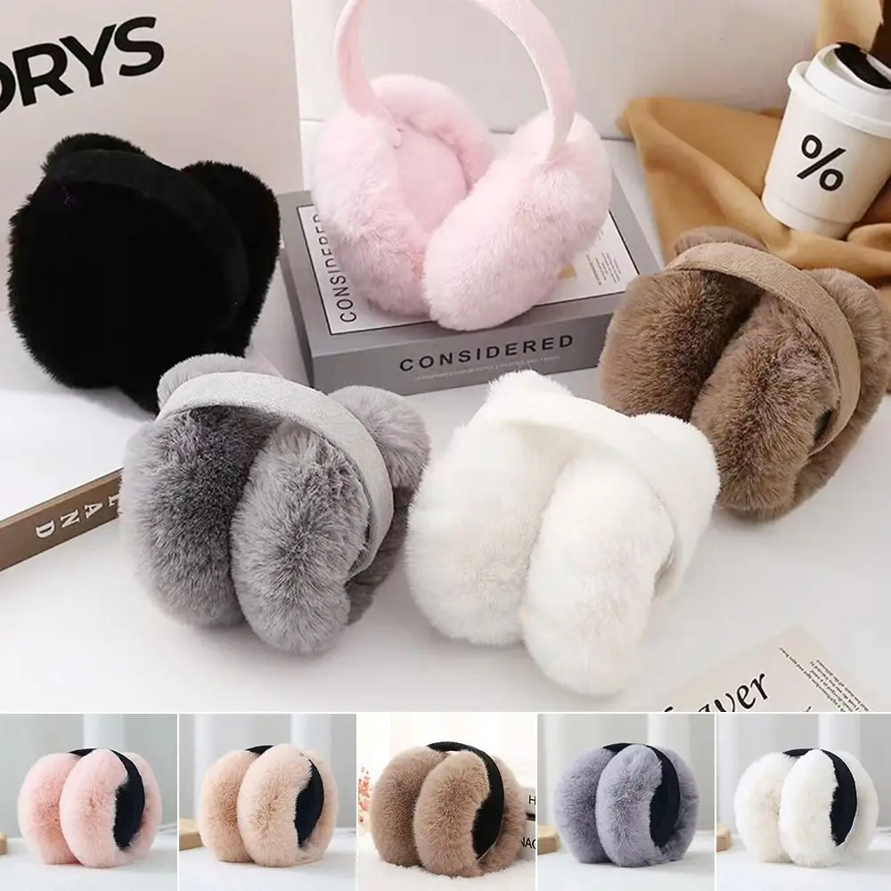 Cartoon Foldable Warmth Eartips Adjustable Anti Cold Warm Ear Cushions Gift Earmuffs Male Female