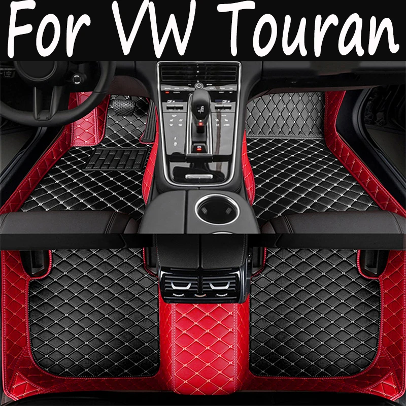 

Car Floor Mats For VW Touran 2008-2015 DropShipping Center Auto Interior Accessories 100% Fit Leather Carpets Rugs Foot Pads