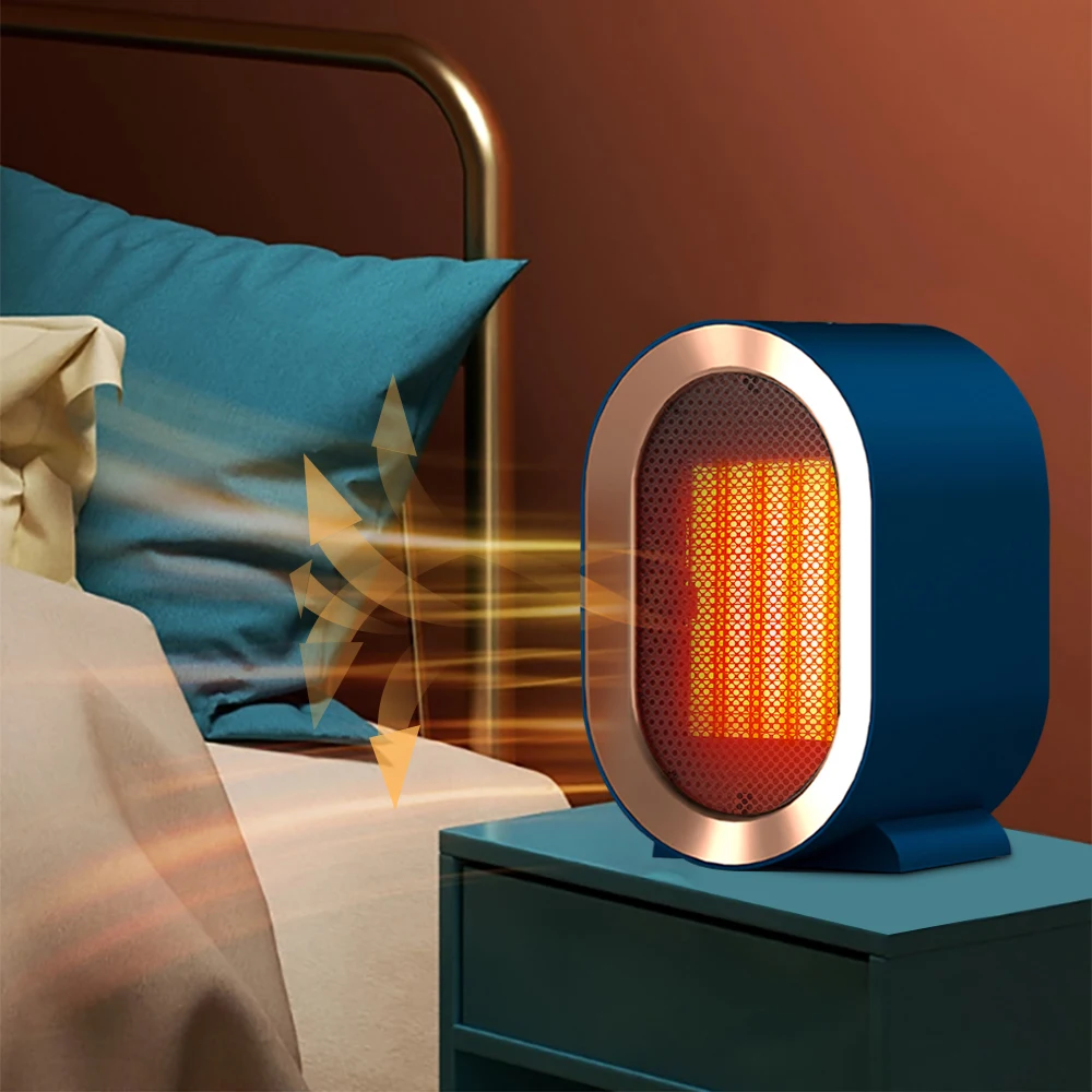 Desktop mini portable electric heater 1200W PTC ceramic heating heater  blower home office fan heater home - AliExpress