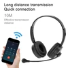 Headset Wireless Bluetooth 5.0 Headset with Noise Cancelling Microphone Ideal for Truck Drivers, Offices, Call Centre Work 4
