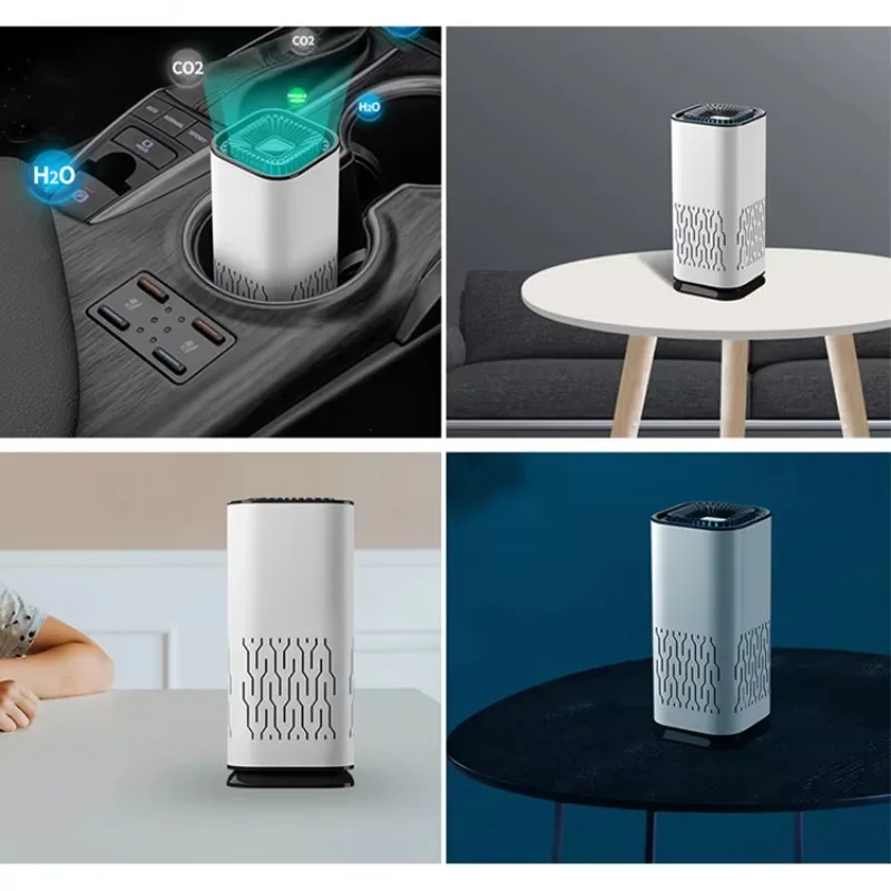 Indoor Desktop Air Purifier Negative Ion Secondhand Smoke Compact Purifier Car Aromatherapy Machine Car Air