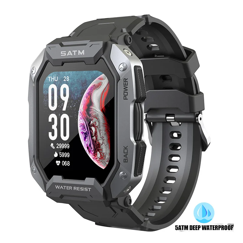 2022 New Swim Sport Smart Watch Men smartwatch 50m depth IP68 waterproof fitness Watch Bluetooth For Android ios smartwatch Men 
