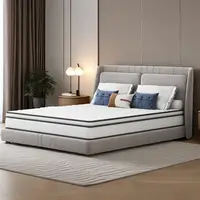 Матрас с карманом и пружинным сердечником, матрас средней прочности, пена с эффектом памяти, дышащая 3D ткань, эргономичная