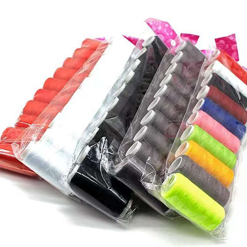 Description Picture 5 of item10Pcs Sewing Threads 10Colors 200 Yards Per Spools Sewing Thread Machine Embroidery Thread for Hand Stitching Sewing Accessory