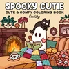 Halloween Coloring Book COZY FRIENDS Coloring Book For Adults And Teens Featuring Adorable Creepy Creatures for Halloween Gifts 3