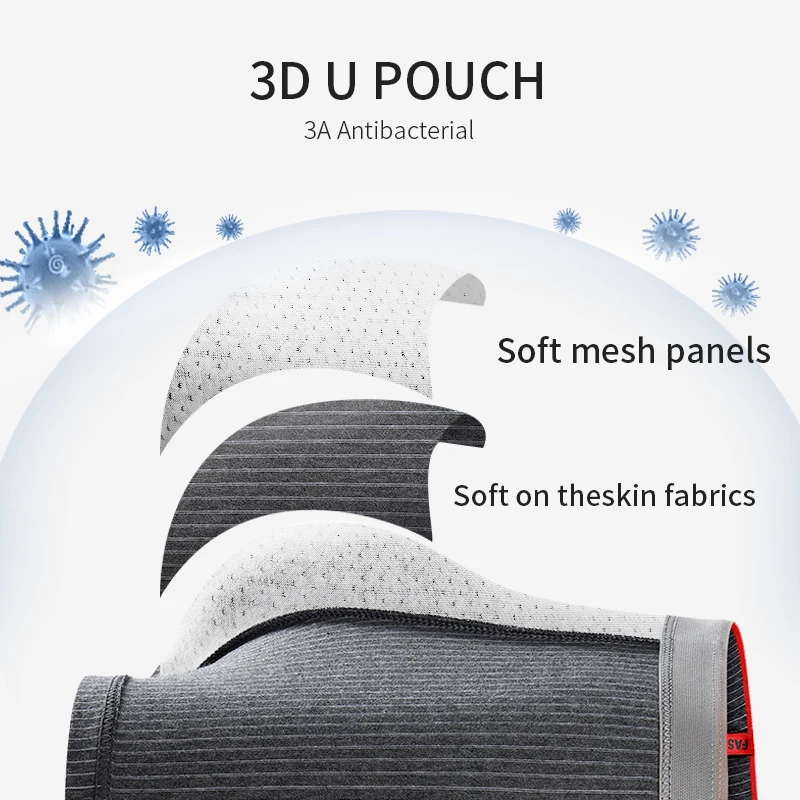 Men's Underwear  Boxer Men 3A Antibacterial Underpants Cotton Soft Breathable Moisture Absorbent Elastic Male Panties