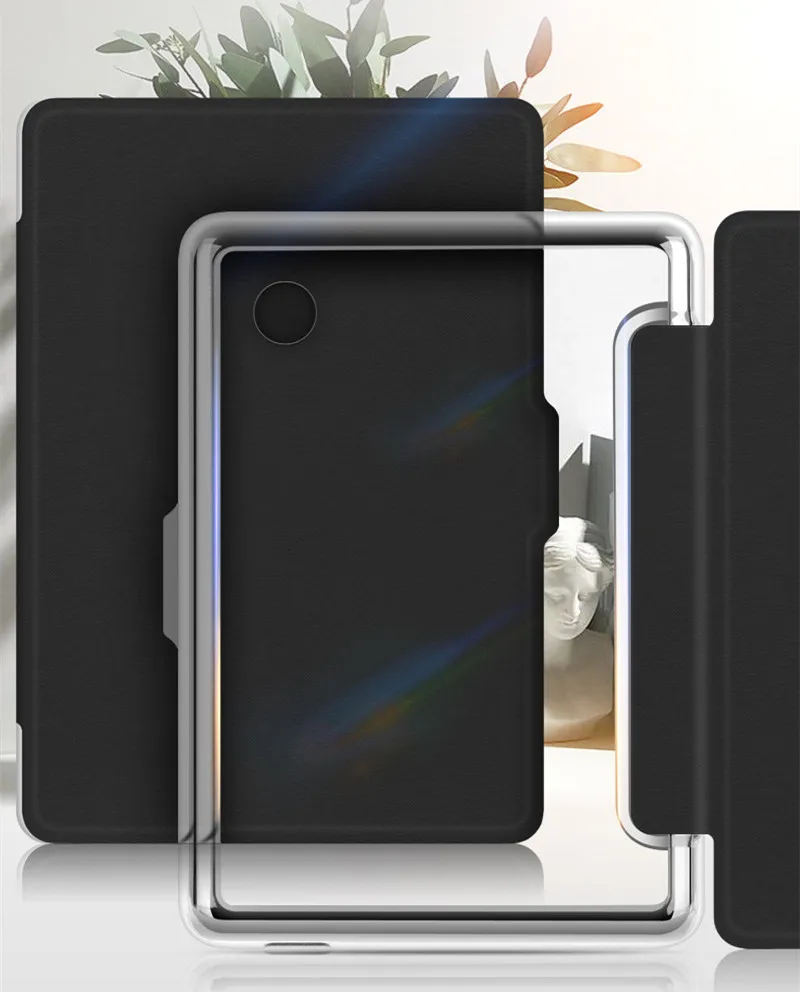Ultra Slim Transparent Wake/Sleep Case with Clear Back