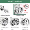 Manual Meat Grinder Stainless Steel Hand Crank Meat Grinding Machine Sausage Stuffer Filler Household Pork Mincer Sausage Maker 5