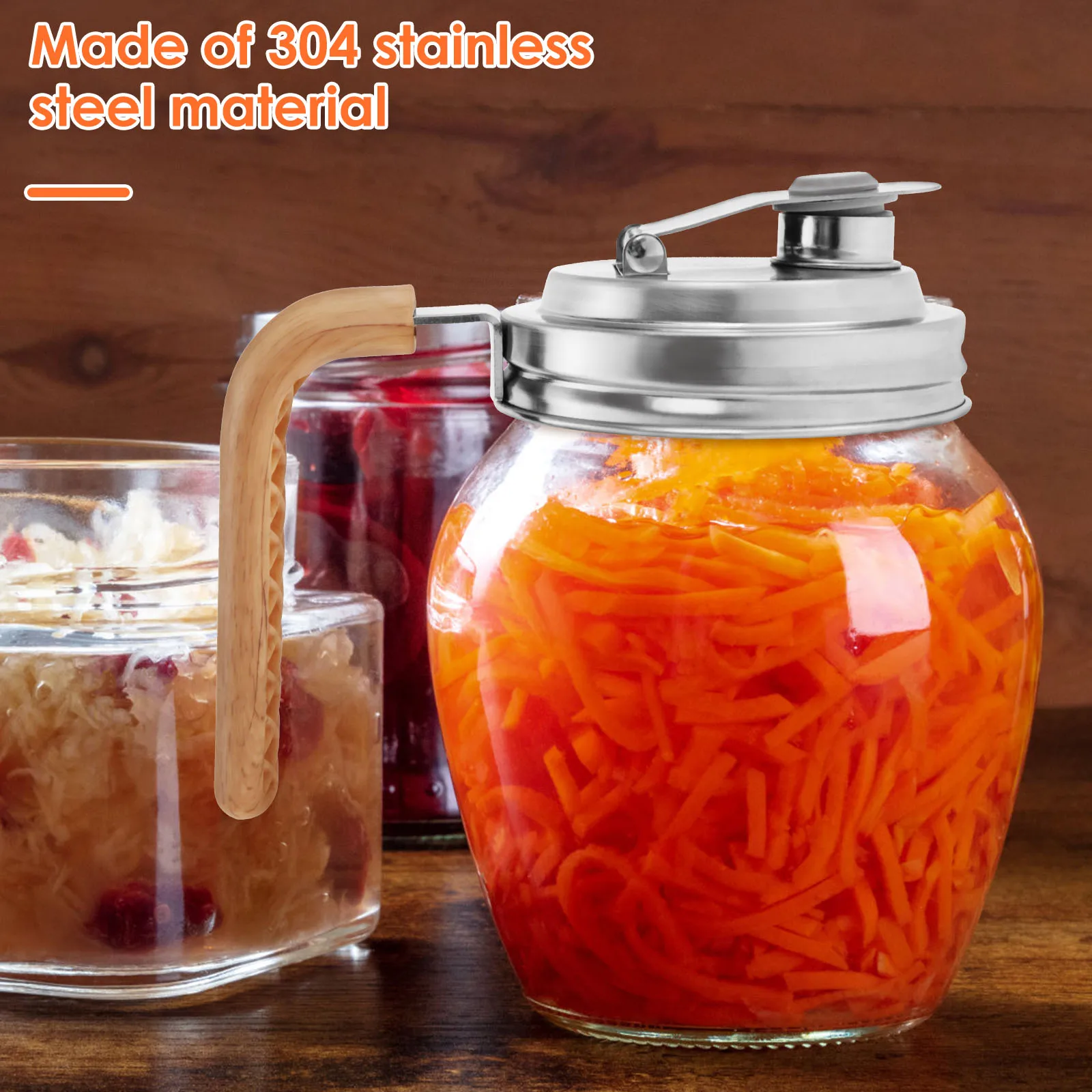 2 to 4PCS Mason Jar Lids Regular 8.6/9cm Wide Mouth Canning Lids Reusable Metal Canning Jar Leak-proof Split-Type Caps