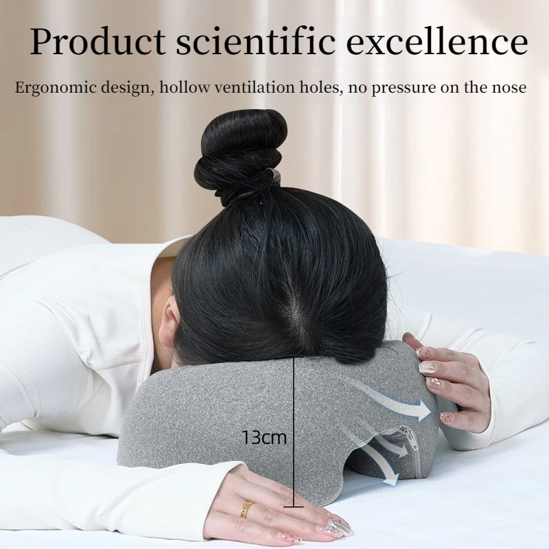 Ergonomic Memory Foam Face Down Massage & Travel Pillow 2
