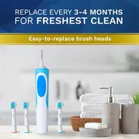 Têtes de brosse à dents de rechange pour Oral-B Braun, recharge de têtes de brosse de nettoyage de précision électrique pour 7000/Pro 1000/9600/ 5000/3000/8000 4