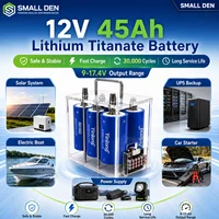 Batterie au lithium titanate Yinlong 2.3V 45Ah & 12V 45Ah 66160 LTO pour démarrage de voiture 13.8V, portable, boîtier transparent, DIY + chargeur 5A, stock UE 5