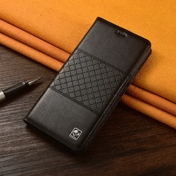 Premium Nappa Genuine Leather Magnetic Flip Cover Smart Wallet Phone Case - Honor 200 Smart (Black)