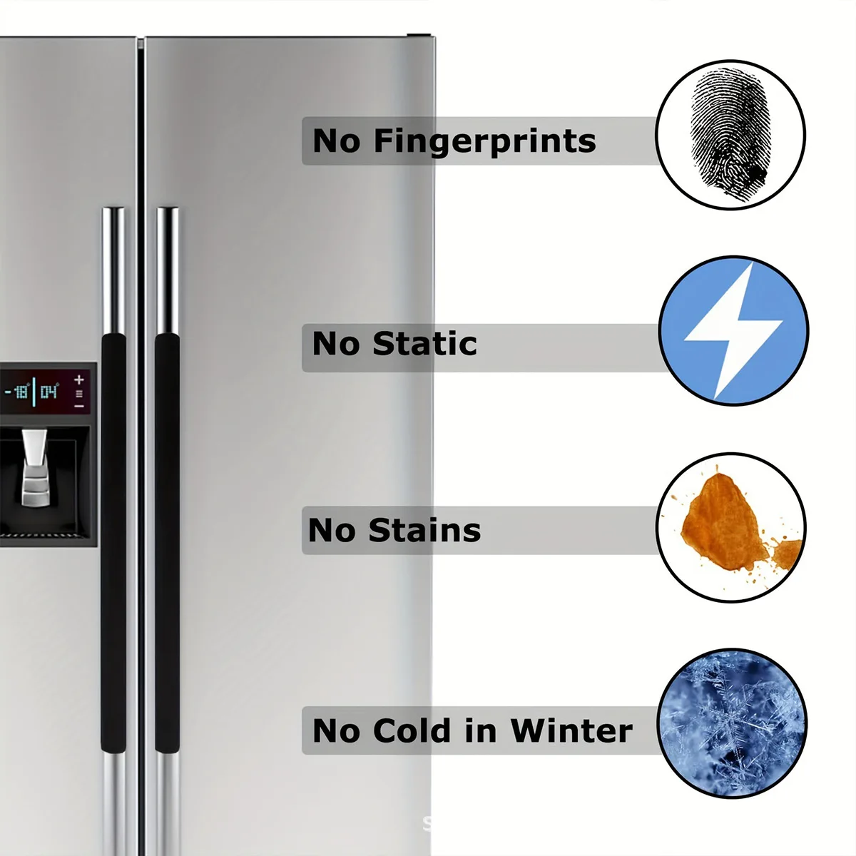 Refrigerator door handle protective cover Microwave oven oil-proof anti-collision handle cover Hotel door pull anti-static