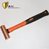 Cylindrical Hammer 1P-3P Explosion-proof Hammer Hammer Red Copper Hammer Red Copper Round Head Hammer Pure Copper Material 6
