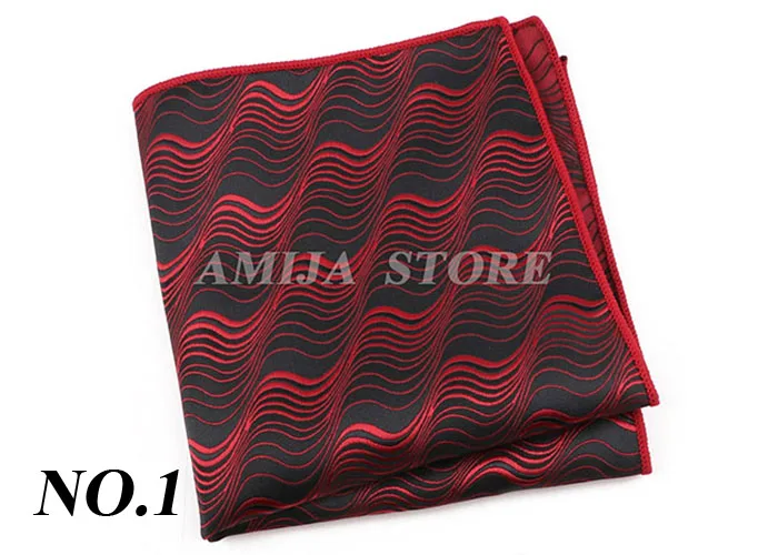 High Grade Handkerchief Man Jacquard Water Ripples Constellation Paisley Christmas's Day Party Pocket Square Handkerchiefs Suit