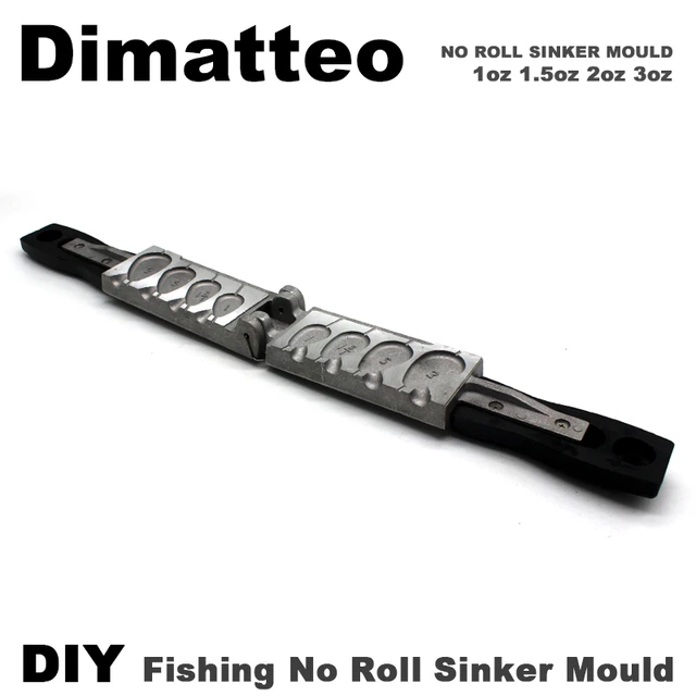 Dimatteo Fishing No Roll Sinker Mold Kits 1oz 1.5oz 2oz 3oz 4 Cavities -  AliExpress
