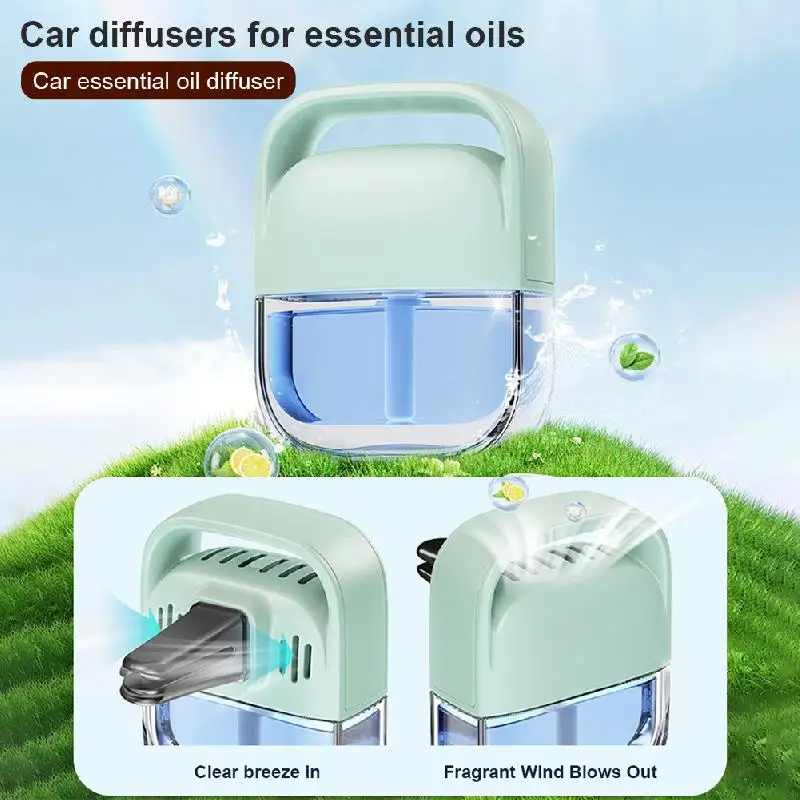 Auto Air Freshener Exhaust Clamp Essential Oil Auto Oil Disperser Disperser Perfume Essential Stick