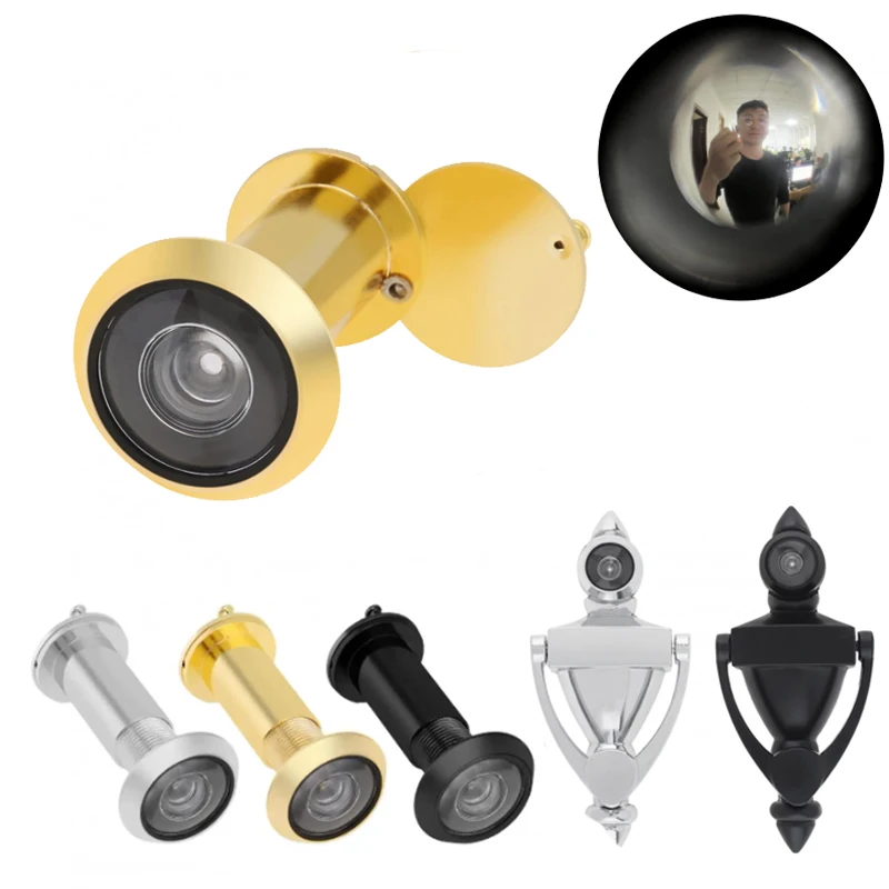 5InchSilverZincAlloyDoorKnockerwith180DegreeHighDefinition