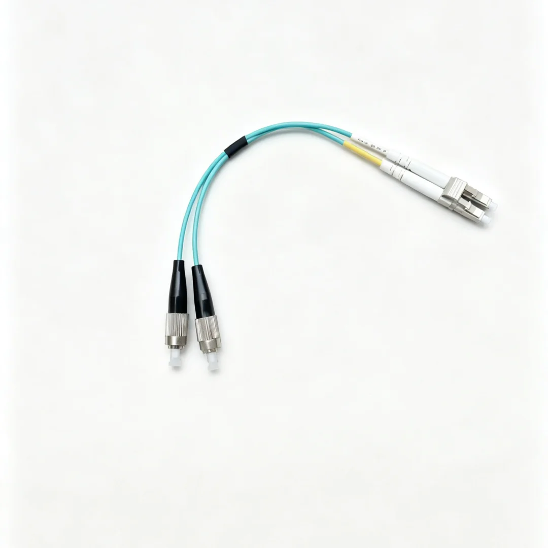 짧은 섬유 점퍼 20/30/50cm 10개 OM3 MM 이중 코어 DX 광케이블 FC-SC-LC-ST 테일 파이버 듀플렉스 0.3m 0.2m 0.5m ftth elink