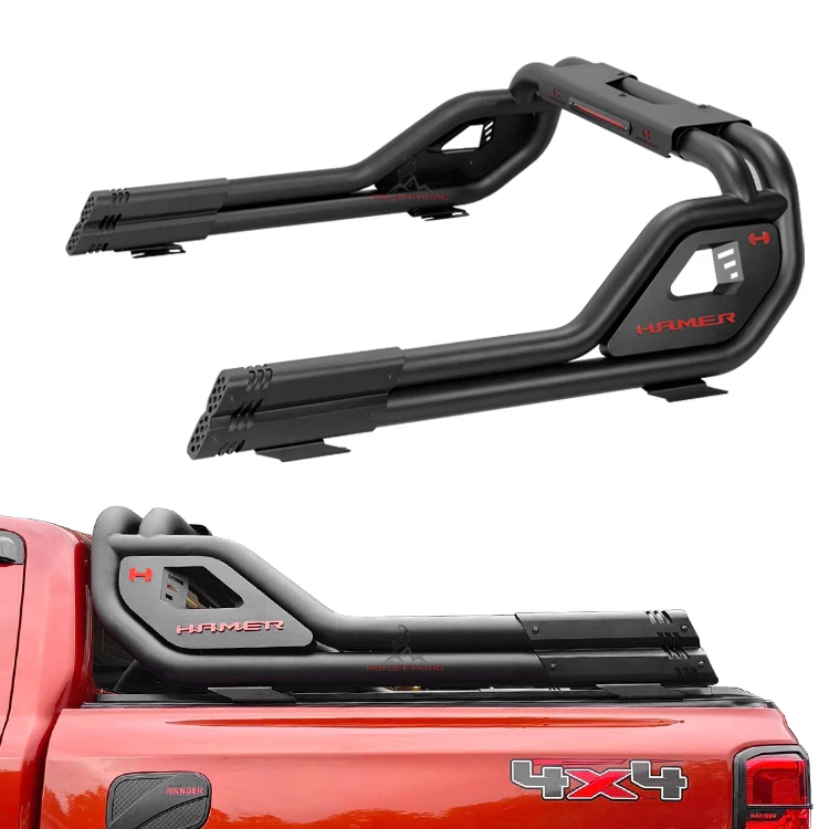 New design pickup ute roll bar TONNEAU COVER Bed Extendefor Toyota hilux rev viog