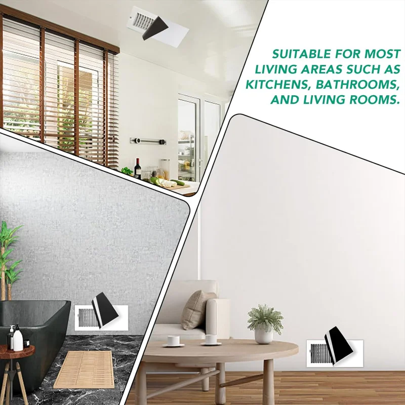 3pcs Strong Magnetic Vent Covers for Home Floor Standard Air Registers 5.5&times;12 inch air vent cover ducting ventilation cover