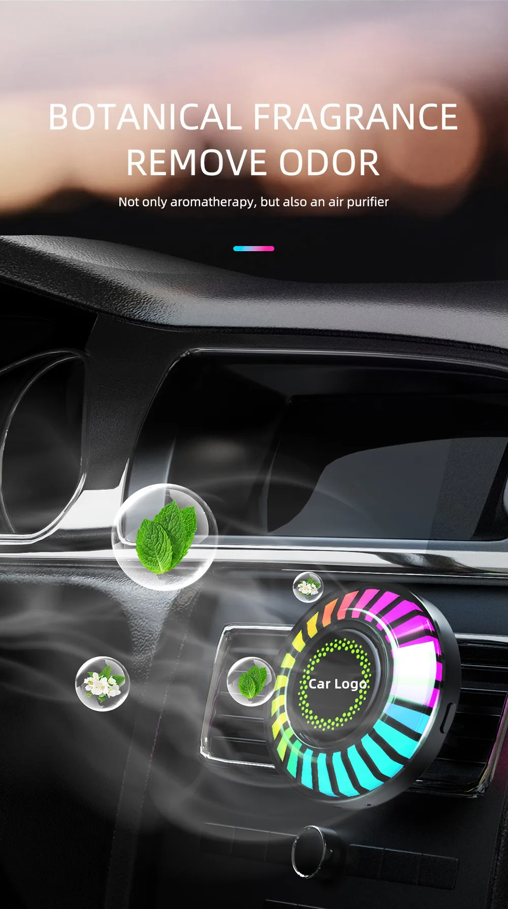 LED RGB Strip Car Air Freshener