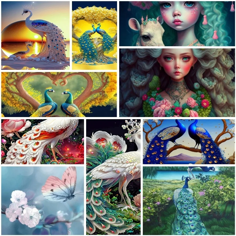 

Animal Peacock Paintings By Numbers 40x50 Oil Paint Art Arts And Crafts For Adults Wall Art Gift For Wife Dropshipping 2023 HOT
