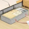 1pc Bed Bottom Storage Bag, Transparent Design with Visible Window