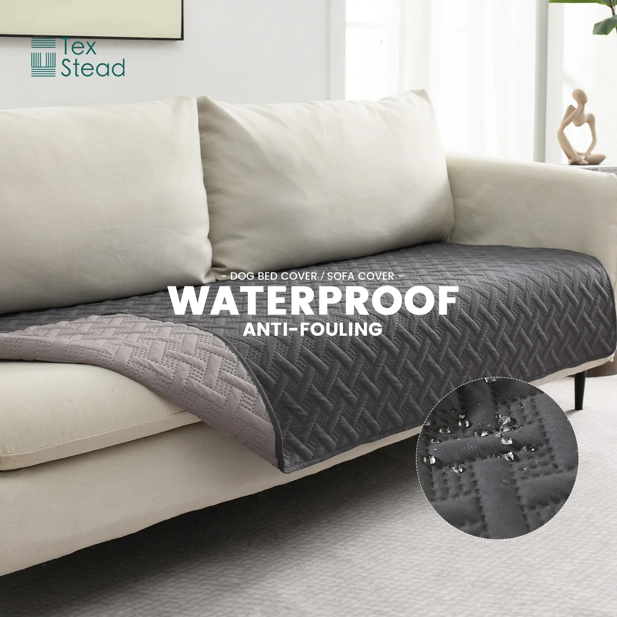 1 PC Double-Sided Dog Blanket Anti-fouling Soft Pet Bed Cover Double-Sided Protective Furniture Sofa Sofa Car Suitable for Puppi