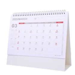 Calendrier décoratif de bureau, 1 pièce, Mini Style, bureau, calendrier 2022 