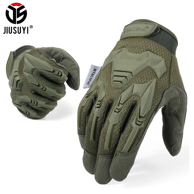 Gants Tactiques Complets – Airsoft, Paintball, Armée, Chasse, Noirs, Neufs