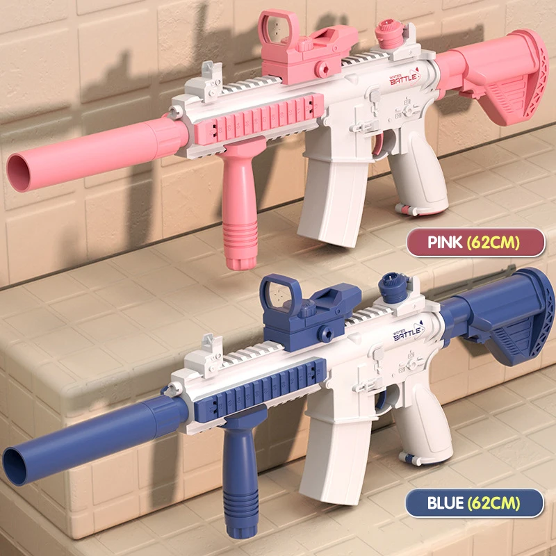 Electric Water Gun Large Capacity Full Automatic Water Pistol Summer Pool Beach Outdoor Praty Play Toys for Kids Adult Gifts 4