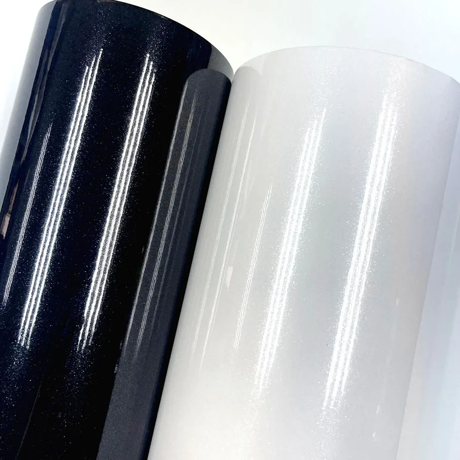 

Новое поступление, блестящая белая черная Виниловая наклейка для автомобиля с бриллиантами шириной 20 см/30 см, самодельные наклейки