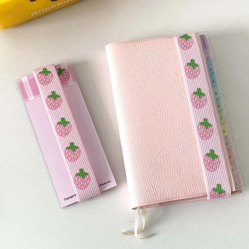 Notes, Handbooks, Elastic Straps, Cute Decorations, I Accessories, Creative, Interesting, High Beauty, Suitable for Girls