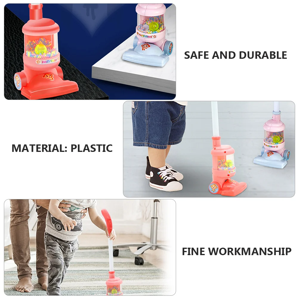 Simulation Vacuum Cleaner Toddler Toys Kid Hands on Educational Toy for Girls Boys Home Cleaning Plaything Safe