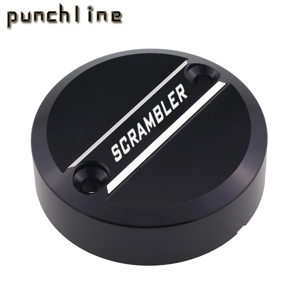 Enhanced Front Brake Fluid Reservoir Cap Cover for Scrambler and Thruxton Series