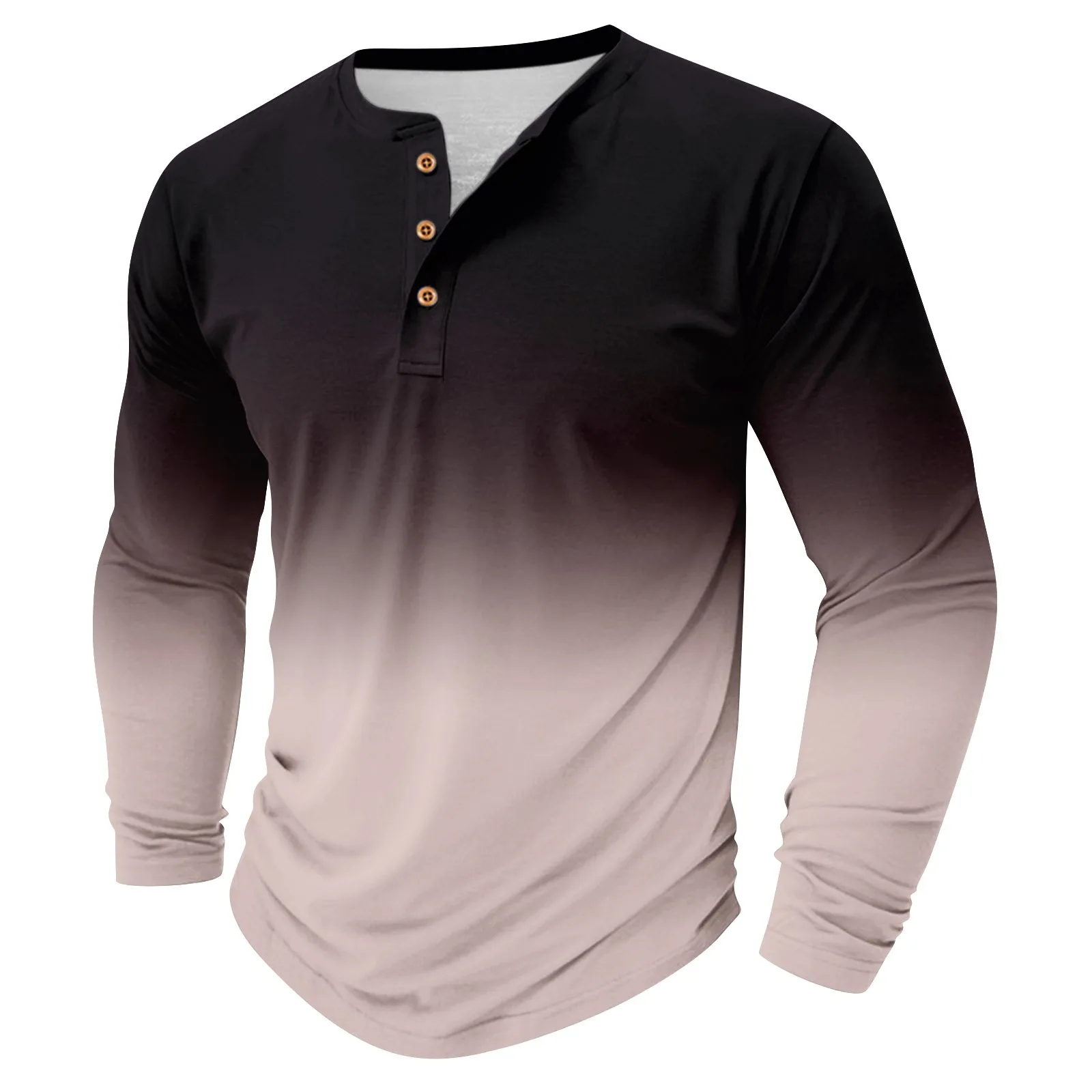 

Мужская футболка с длинным рукавом, с V-образным вырезом