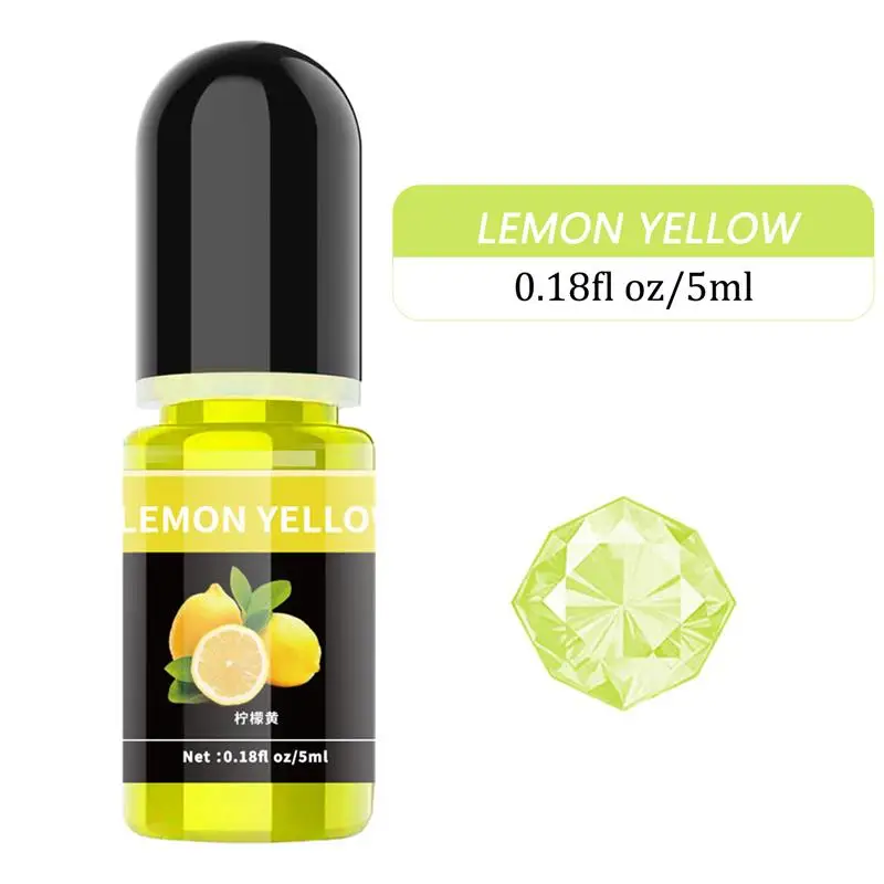 Vibrant 5ml Epoxy Resin Liquid Colorant for Creative DIY Art and Jewelry Making