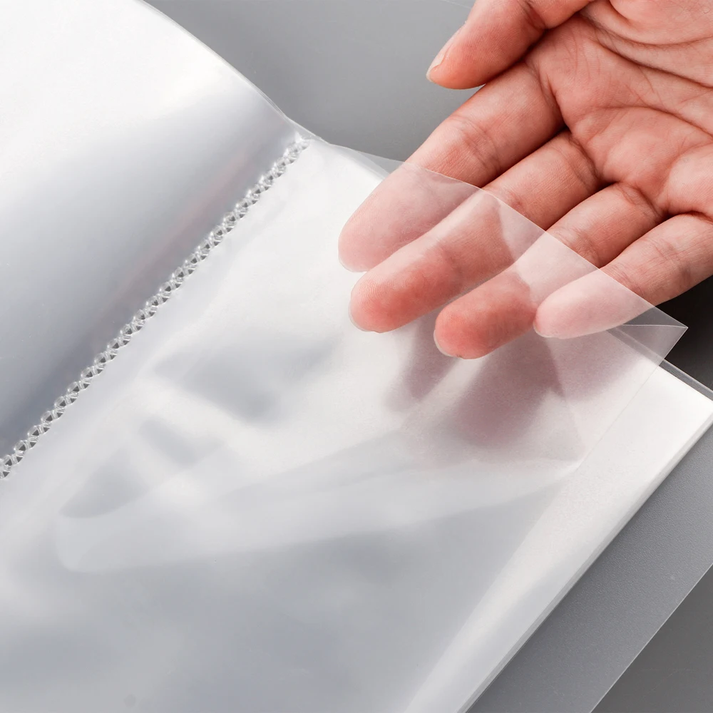 A6 Size Clear Sticker Photo Storage Album With 40 Pages Booklet Book Binder Stamp Cutting Dies Storage Book Organizer Folder