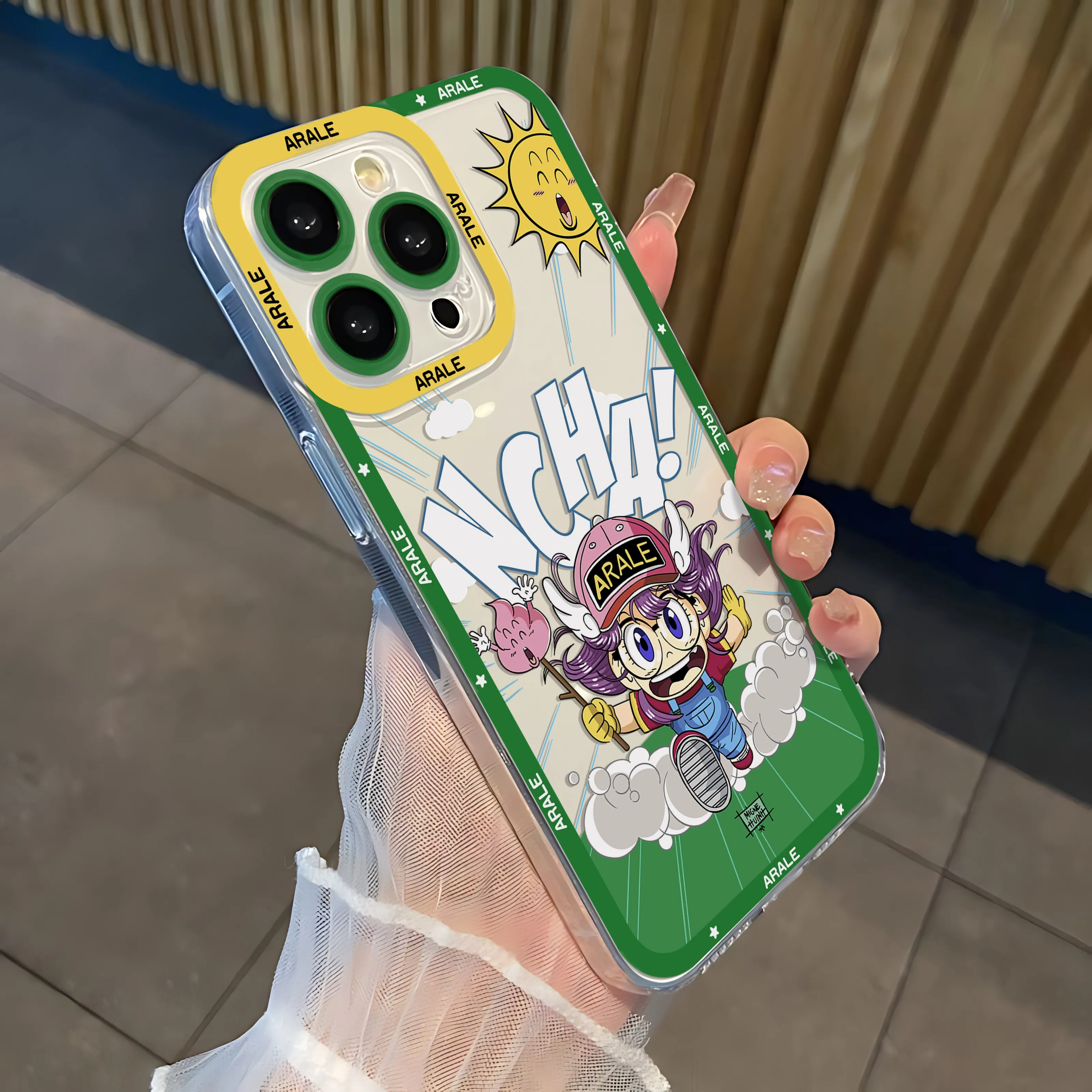 Whimsical Arale Clear Soft TPU Phone Case