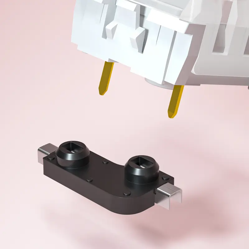 Kailh Hot Swapping Pcb Sockets Kailh PCB Socket For Mx Cherry Gateron Outemu Kailh Switches for low profile 1350 Chocolate Axis image 4