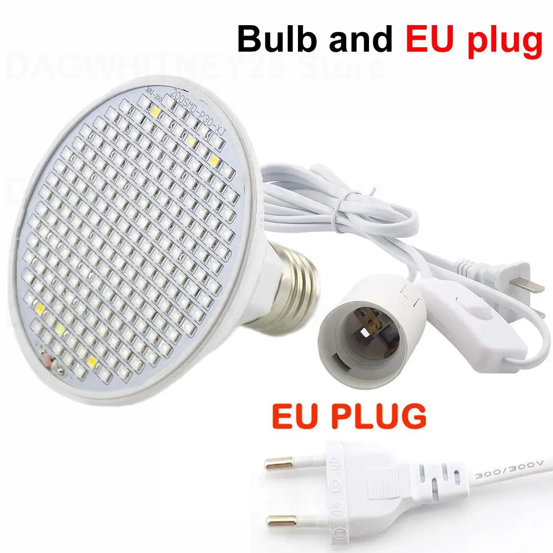 bulb and EU adapter