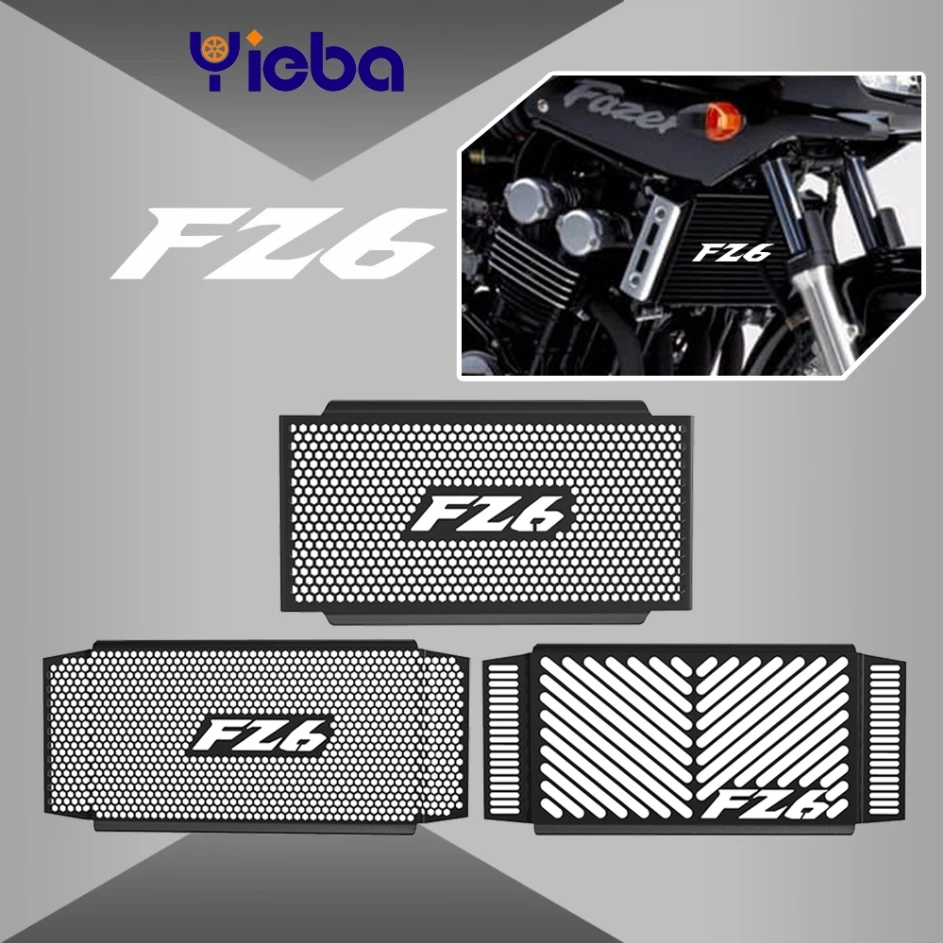 Copertura Di Protezione Della Protezione Del Radiatore Per Yamaha Fz6 Fazer Fz6 N/S/S2 Fazer 2004-2006 05 Fzs600 Fazer Fzs 600 Fazer S 1998-2004 Parti