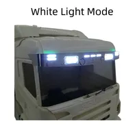 Metal LED Sun Visor Light Lamp for Tamiya 1/14 RC Truck Tractor Scania 620 56323 730 470 RC Cars Degree Upgrade DIY Parts 2