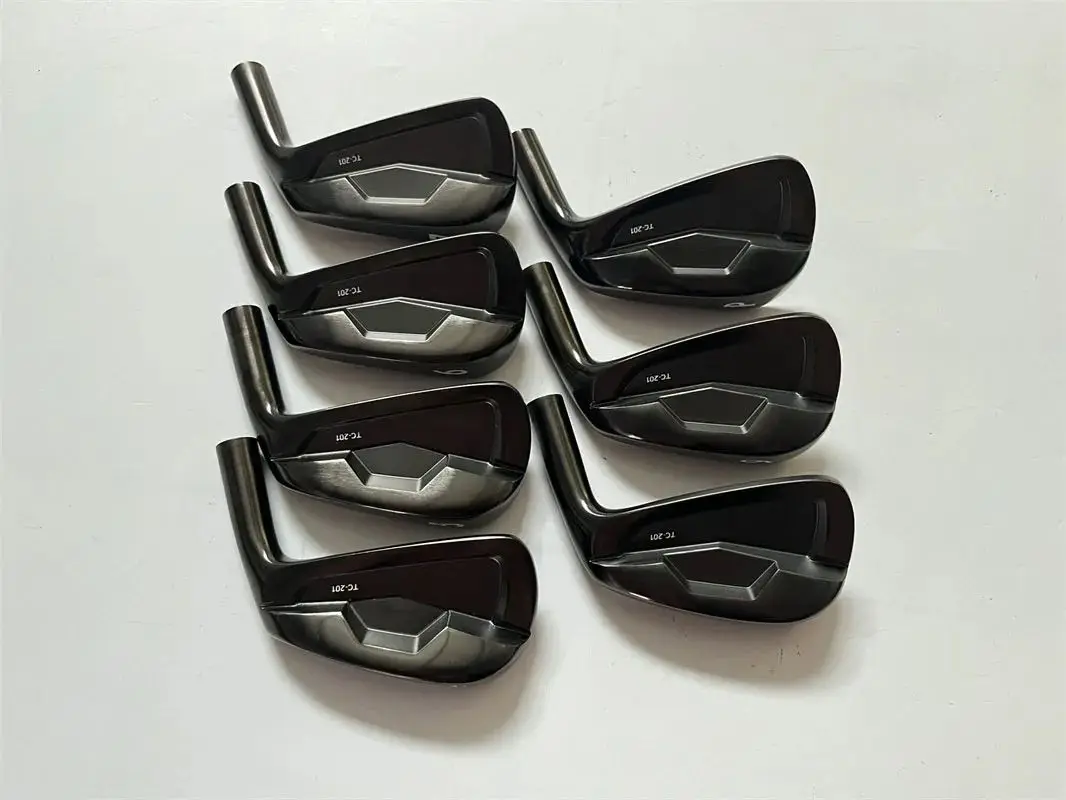 

Brand New TC 201 Iron Set TC201 Forged Irons Black Golf Clubs 4 9P R/S Flex Steel Shaft with Head Cover