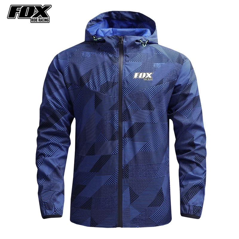 Cycling jacket motorcycle jacket cycling clothes FOX RIDE RACING windproof MTB mountain bicycle windbreaker
