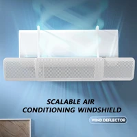 Pare-vent pour climatisation, Anti-soufflage Direct, évolutif, réglable, couvercle de guidage du vent, déflecteur de sortie, couvercle anti-poussière pour pare-brise 1