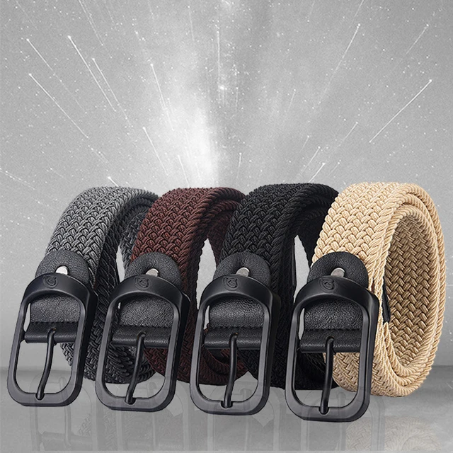 Nylon Braided Tactical Men's Belt Fashion Casual Business Simple