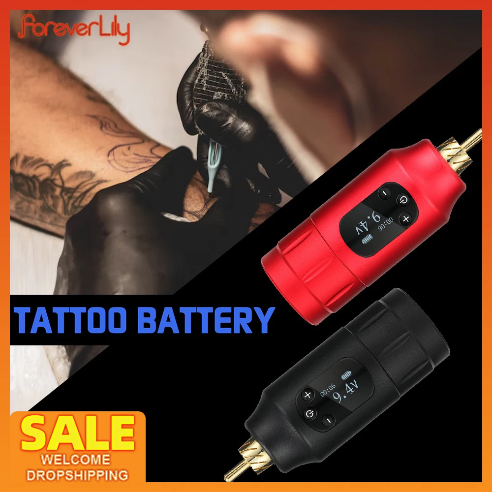 Upgraded Tattoo Power Supply Wireless Tattoo Pen Battery 1300mah